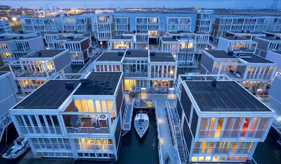 خانه‌های شناور هلند، شگفتی معماری شهری