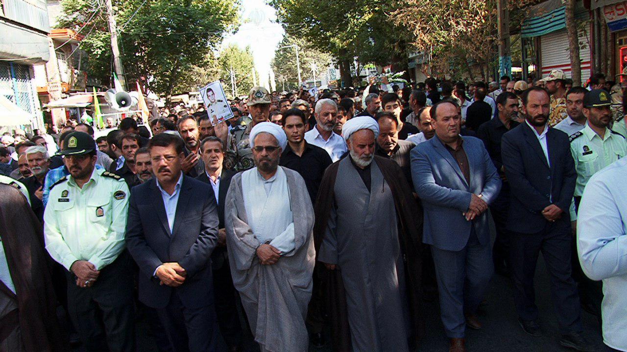 تشییع پیکر شهید نیروی انتظامی در مراغه تشییع پیکر شهید نیروی انتظامی در مراغه