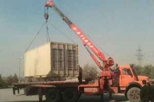 ارسال بیمارستان صحرایی 52 تختخوابی از اصفهان به سرپل ذهاب