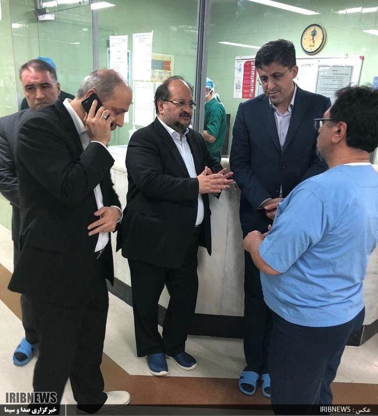 زخمی شدن همراهان وزیر تعاون در حادثه تصادف