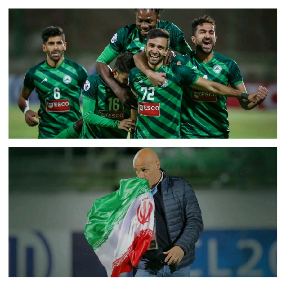 جشن صعود ذوب آهن ایران در کربلا
