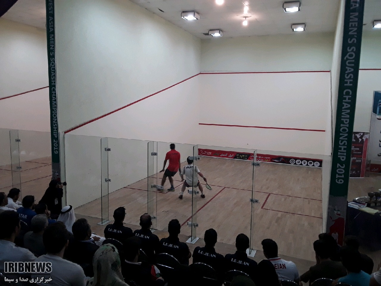 قهرمانی تیم ملی اسکواش  ایران در رقابت‌های غرب آسیا