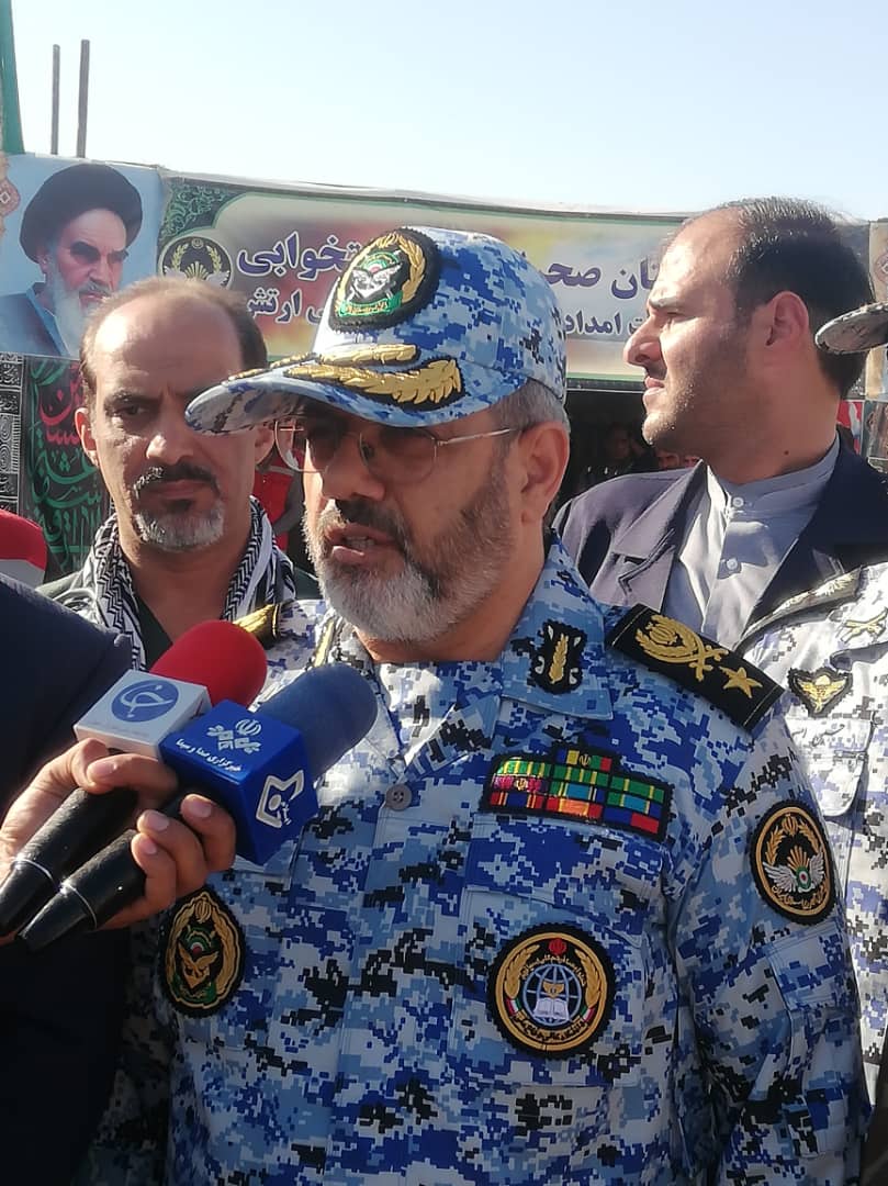 حافظان حریم هوایی در خدمت زائران اباعبدالله الحسین (ع)