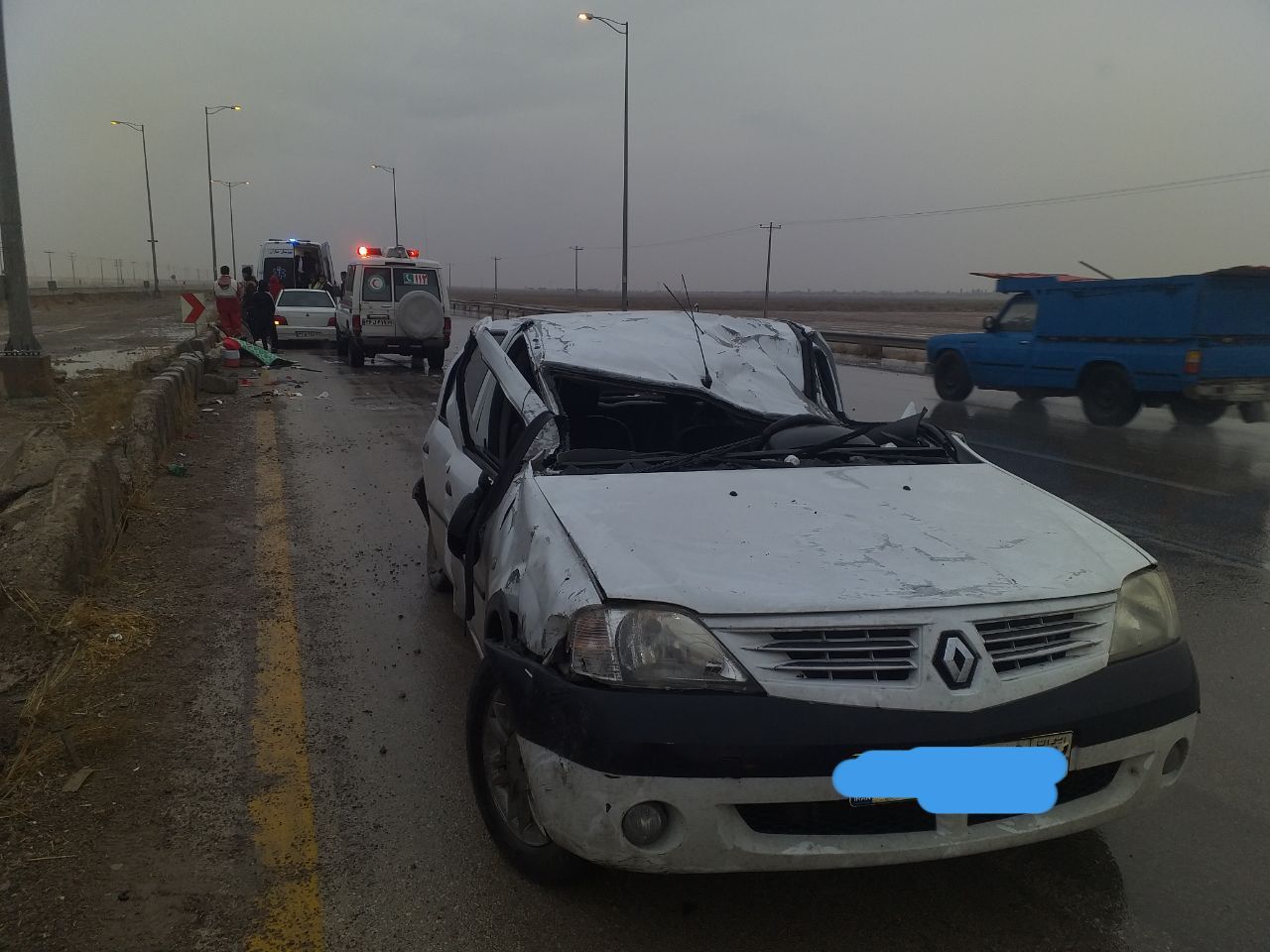 مصدومیت ۹ نفر در پی ۳ حادثه رانندگی در جاده قوچان به چناران