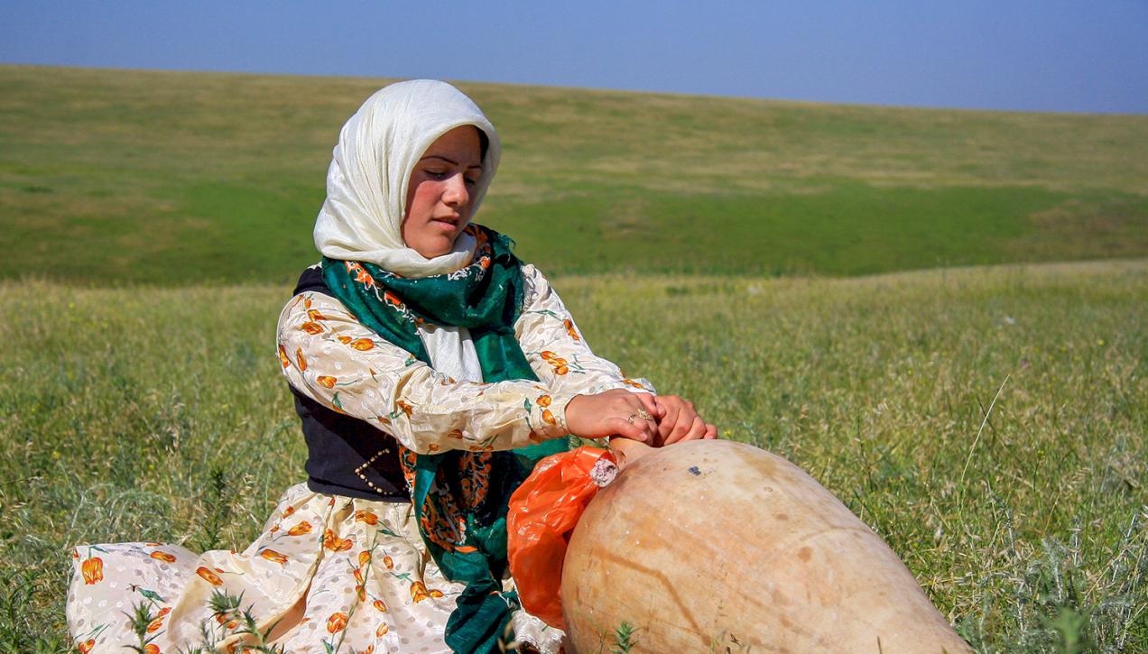 لباس زنان عشایر شاهسون از جاذبه‌های فرهنگی استان اردبیل