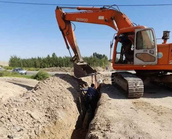 پیشرفت ۹۰ درصدی خط انتقال و مخزن روستای «حاج حسن اولیا» شهرستان میاندآب