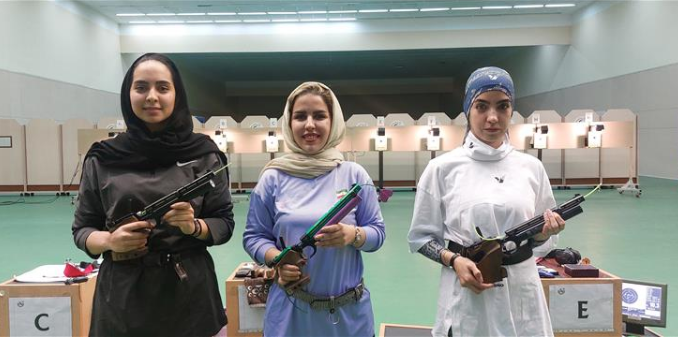 پایان مرحله نخست مسابقات آزاد تپانچه بانوان ایران با قهرمانی قربانی