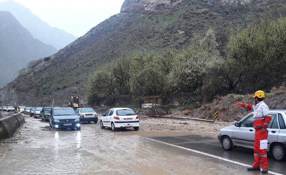 بسته شدن جاده چالوس