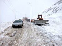 گردنه‌های پیچ بن و سپارده در الموت قزوین مسدود شد