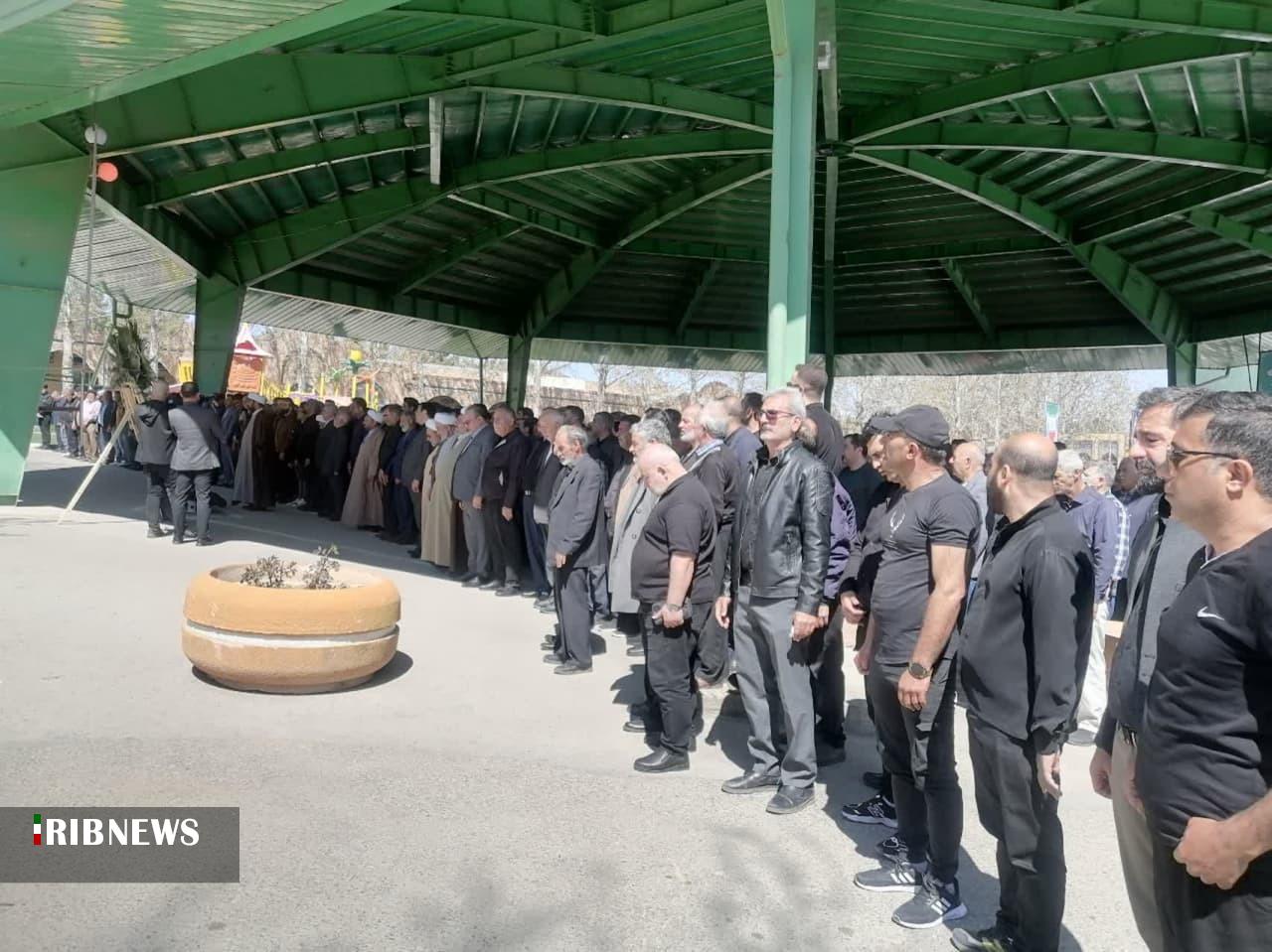 تشییع پیکر مدیر کل فقید هواشناسی آذربایجان غربی