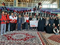 افتتاح خانه هلال در آباده