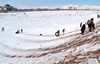  شور و نشاط تفریحات زمستانی پس از چند روز بارش برف