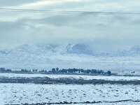بیشترین ارتفاع برف درشهرستان نهبندان