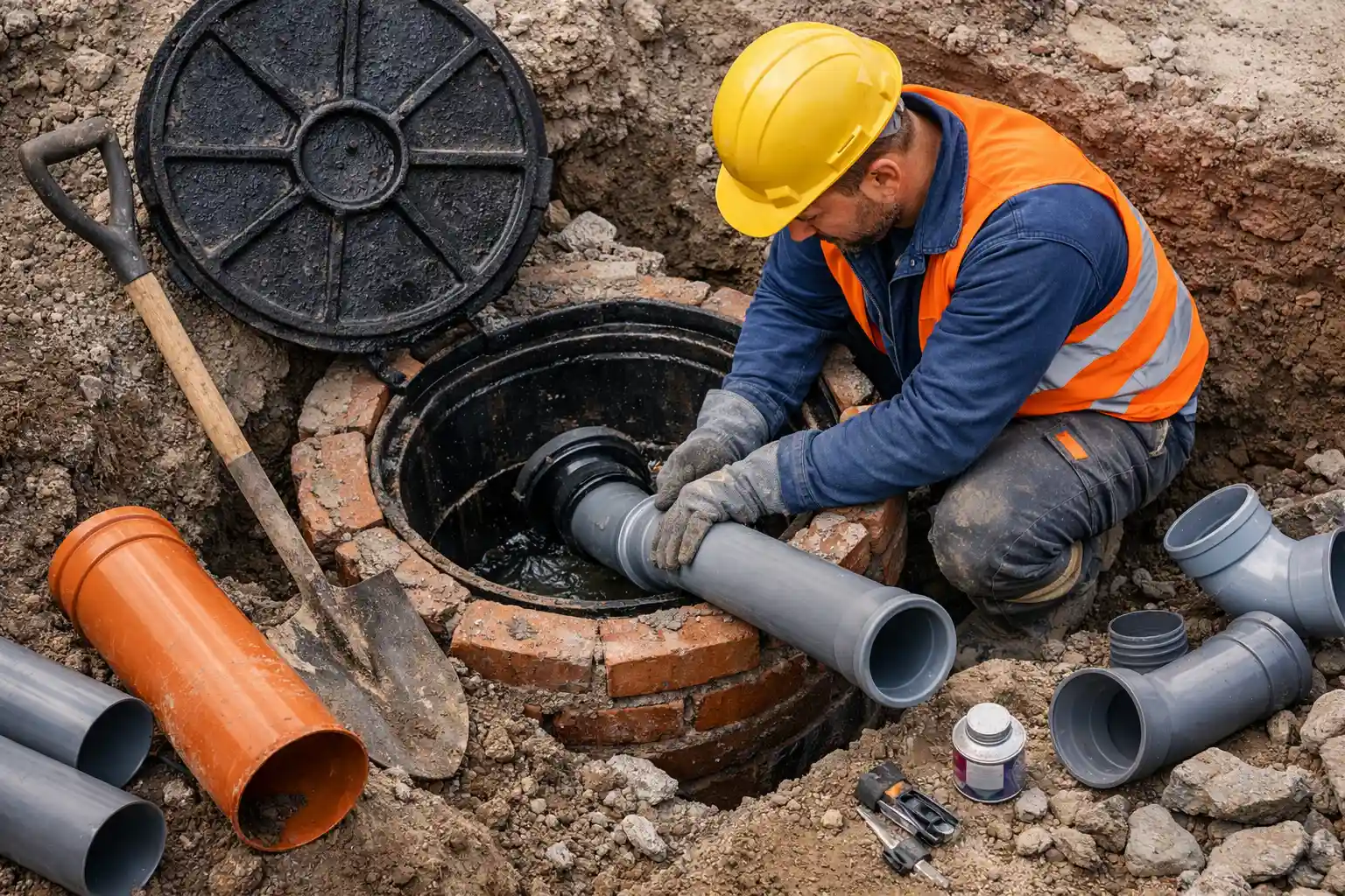 نصب ۸۷۵ رشته انشعاب فاضلاب در سطح شهر بیرجند