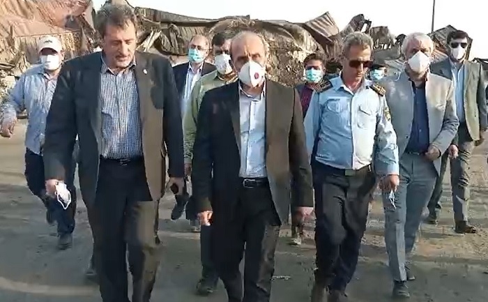 بازدید رئیس رسانه ملی از بندر شهید رجایی