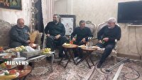 دیدار با خانواده جانباز شهید بهادری در قم