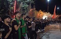 وفاداری به امام حسین ( ع) با برپایی مراسم جوش زنی در ولاغوز کردکوی