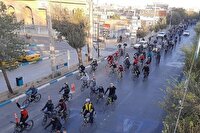 همایش دوچرخه سواری در یزد