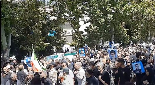 تشییع پیکر شهید فراجا در ملایر