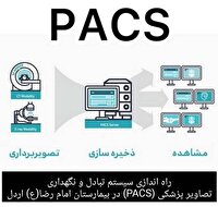 راه اندازی سامانه تبادل و نگهداری تصاویر پزشکی در شهرستان اردل