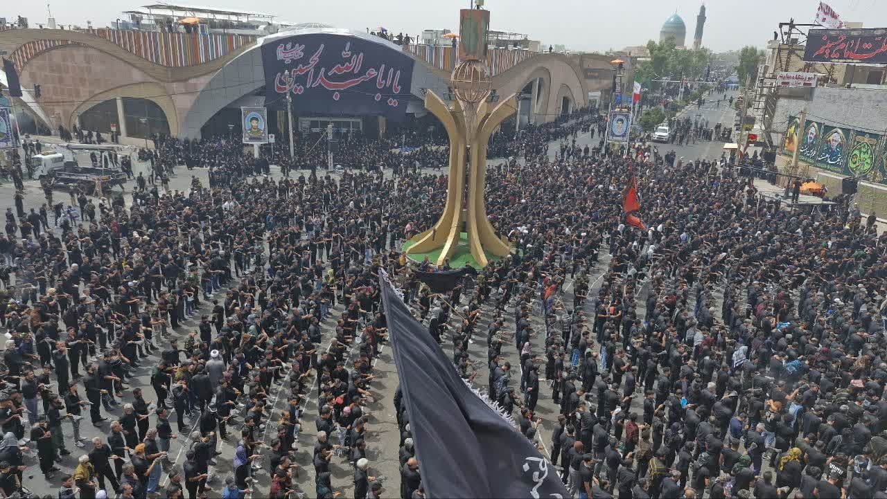 شکوه عزاداری تاسوعا در بم
