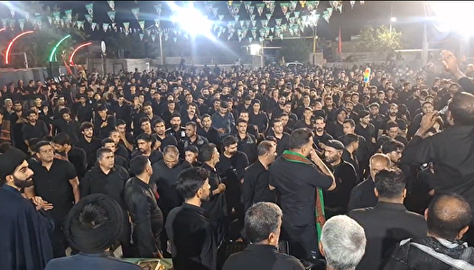 «حیدر حیدر» گویان اهالی روستای روداب در شب تاسوعا