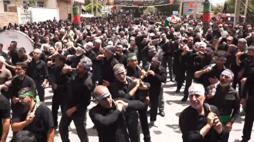 اجتماع عزاداران حسینی شهر غرق آباد ساوه