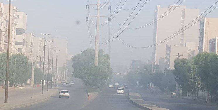 آلودگی هوا در ۱۱ شهر خوزستان