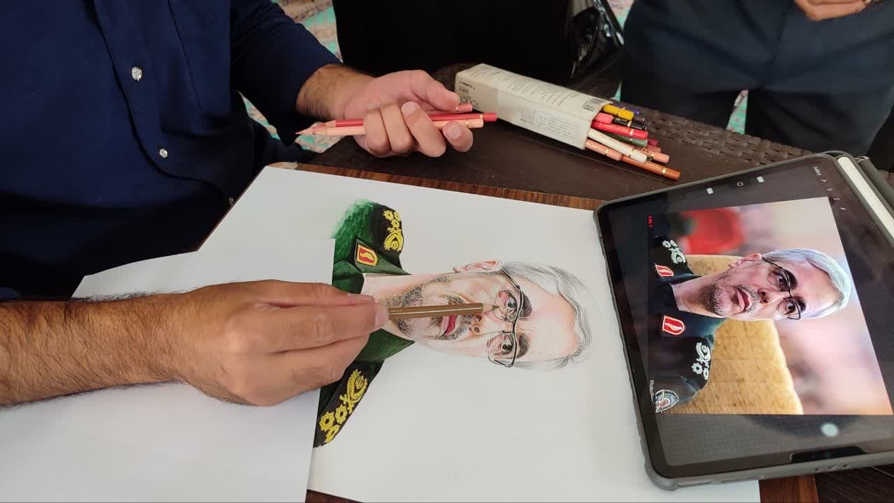 پویش نقاشی شهدای اقتدار در تکاب برگزار شد.