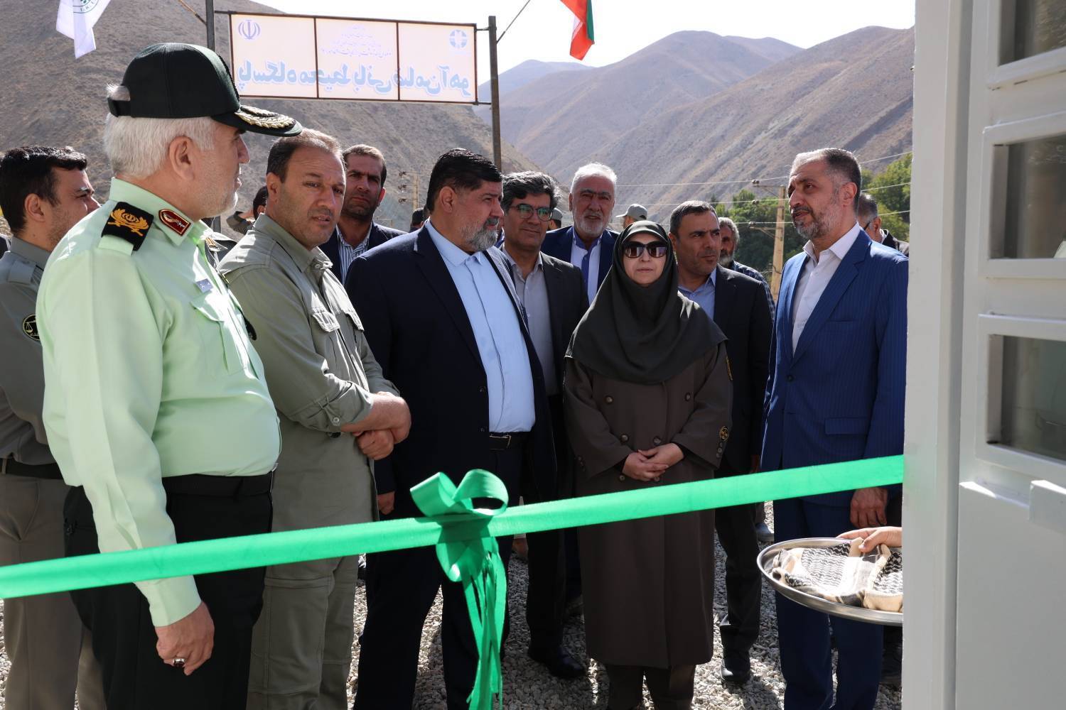 افتتاح پاسگاه محیط بانی ضامن آهو