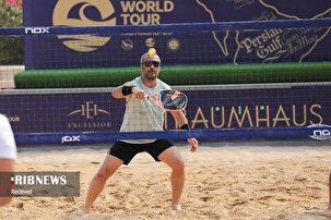 رقابت‌های بین‌المللی تنیس ساحلی کیش از دریچه دوربین