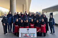 تیم والیبال دختران زیر ۱۶ سال ایران وارد امان شد