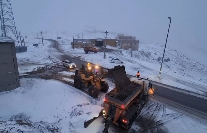 تداوم بارش‌ها در قزوین؛ آماده‌باش کامل راهداری