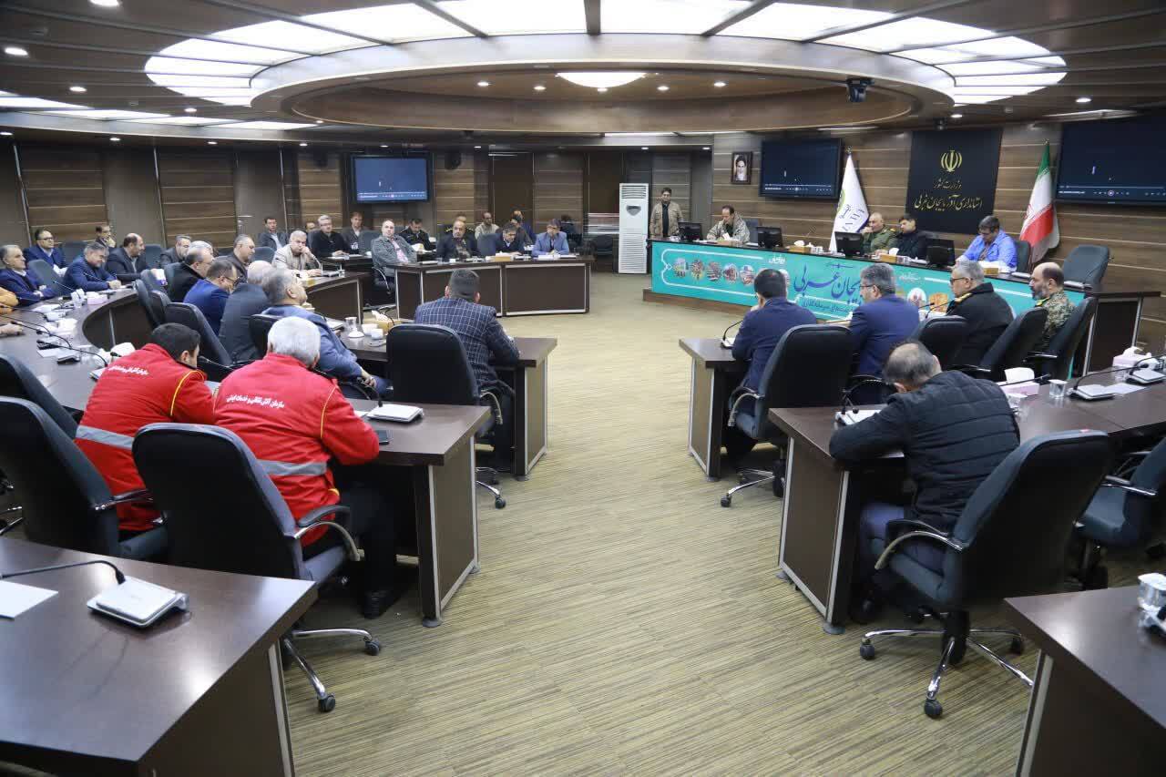 بررسی میزان آمادگی  دستگاه‌ها ی اجرایی و امدادی آذربایجان غربی