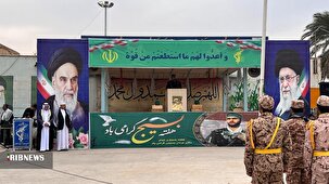 اجتماع بزرگ بسیجیان در آبادان