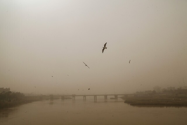 جنوب غرب خوزستان در وضع قرمز آلودگی هوا