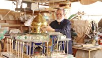 هنرمند اصفهانی خالق نمونک‌های حرم اهل بیت