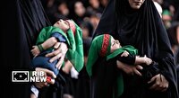 برپایی آیین شیرخوارگان حسینی در سنندج